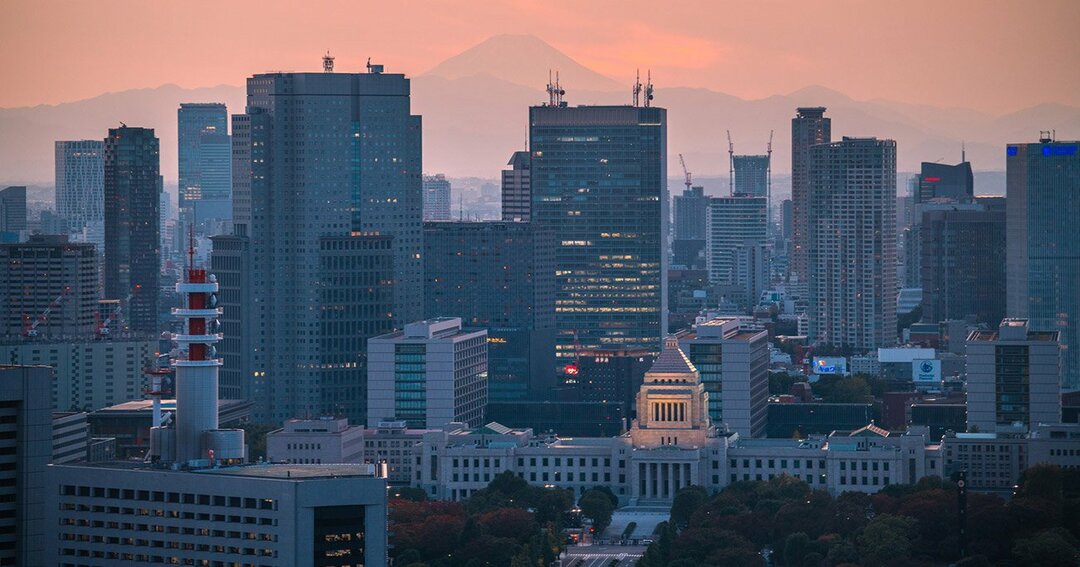 永田町夕景