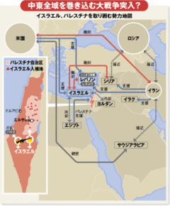 中東大戦争勃発の懸念拡大で、石油危機再来か