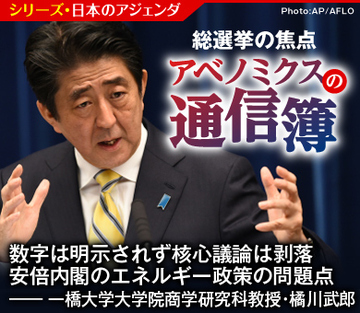 数字は明示されず核心議論は剥落 安倍内閣のエネルギー政策の問題点―― 一橋大学大学院商学研究科教授・橘川武郎