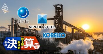 【鉄鋼3社の浮沈】日本製鉄が「USスチールの大ゴケ」で急失速!神戸製鋼による“下克上”で鉄鋼業界に大波乱