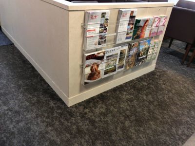 「T.E.I. ラウンジ」に置いてある雑誌