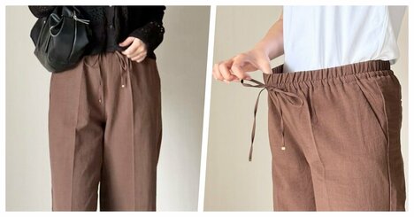 【しまむら】体型カバーの天才！1639円の「ひんやりワイドパンツ」手持ちのトップスに合わせやすい《購入レビュー》
