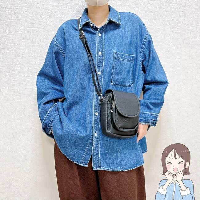 お薬手帳や処方薬がすっぽり！3COINSの「めちゃ軽ショルダー」通院バッグにちょうどいい！《購入レビュー》