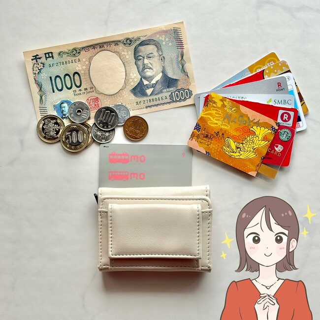 ミニ財布にピッタリじゃん！3COINSの“天才カードケース”サッと取り出せて感動…！「最低限のカード、現金が入ります」「めっちゃいいです」