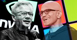 エヌビディアとマイクロソフト、「4兆ドル企業」の好対照