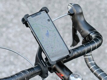 サンワ、4～6.5型までのスマホに対応する自転車用ホルダー
