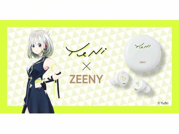 バーチャルシンガーYuNiの声が楽しめる、Zeeny ANC×YuNiコラボイヤホン予約販売開始