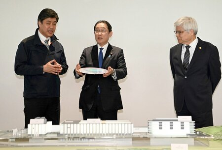 TSMCの熊本工場を視察した岸田首相