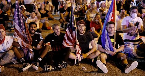 デモ広がるキューバ、米政権もはや座視できず