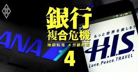 HISにANA…「社債暴落15社リスト」で大口融資先リスクが大きいメガ銀が判明