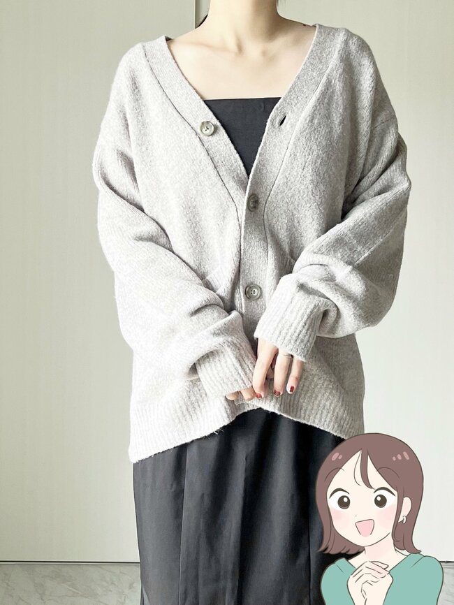 「ダボッと着れて超可愛い!」GUの“あったかカーディガン”が感謝祭でセール中!お尻までカバーしてくれるから全色ほしくなる!「2枚目を買いました」「重宝してます」