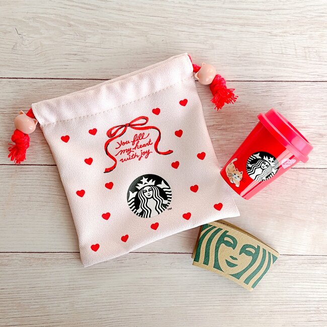 「ラス1で買えた」スターバックスの“バレンタイン限定グッズ”可愛すぎて悶絶した！「猫のモチーフかわいい」「猫好きだから買えてよかった」