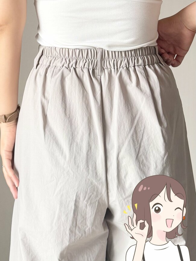 【しまむら】サラッとして気持ちいい！2189円の「ひんやりワイドパンツ」着回し力が高くてコスパ抜群です！《着用レビュー》
