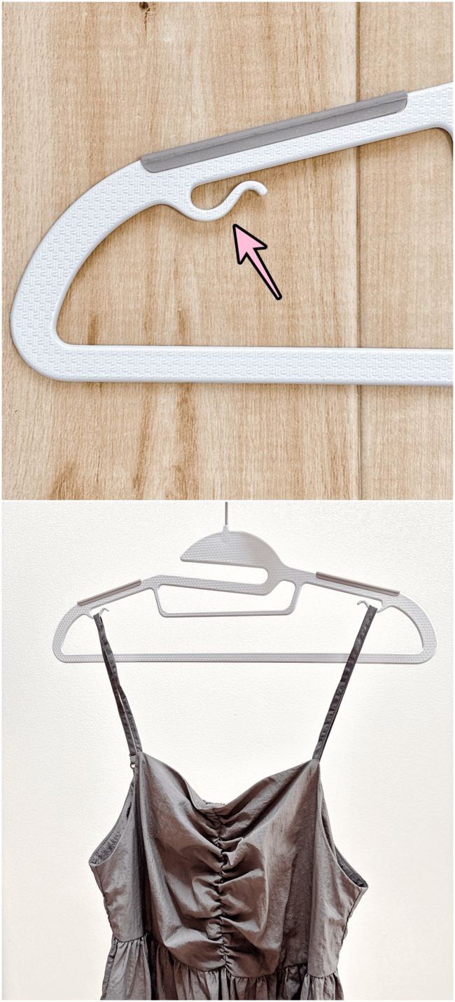 「家のハンガー全部変えました」「何度も購入しています」3COINS“多機能ハンガー”1本で何役もこなしてくれる優れものです!「もうこれしか使えません」