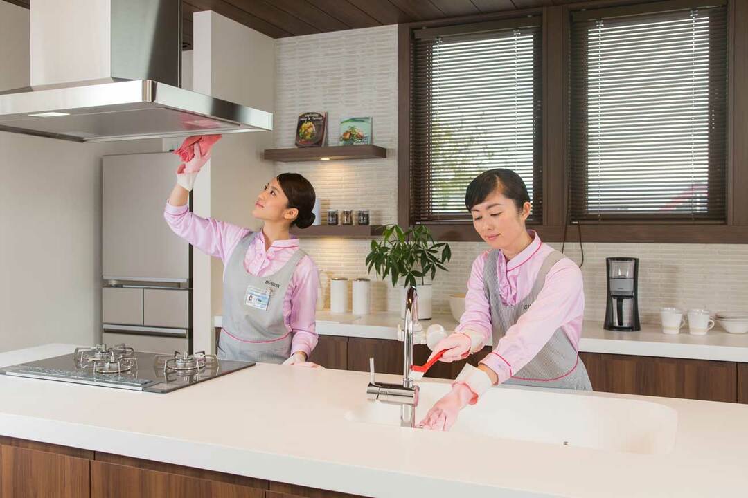 ダスキンは日本で初めて、お掃除代行サービスを提供しました。