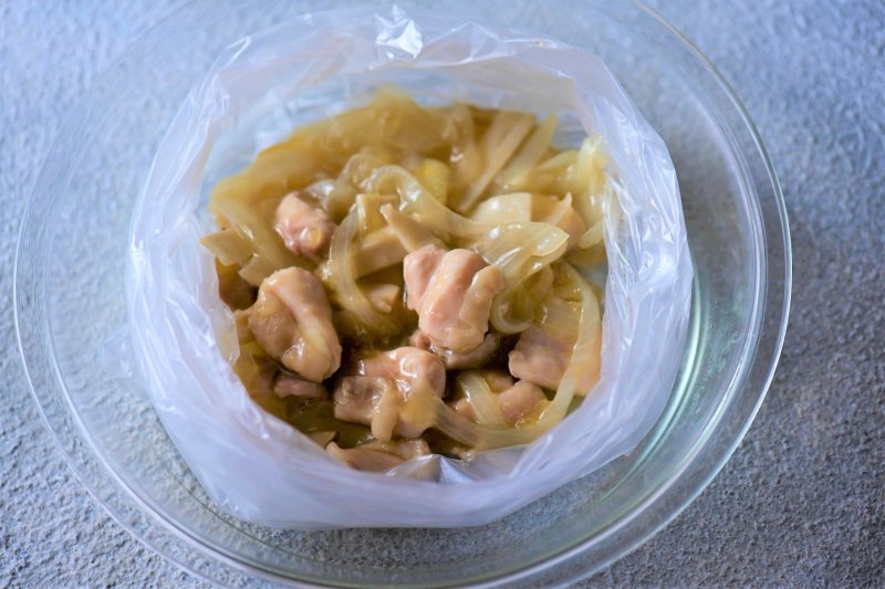 【カンタンなのに料亭風! レンチンレシピ】<br />しょうがの風味で体ポカポカ!<br />鶏もも肉のしょうが煮
