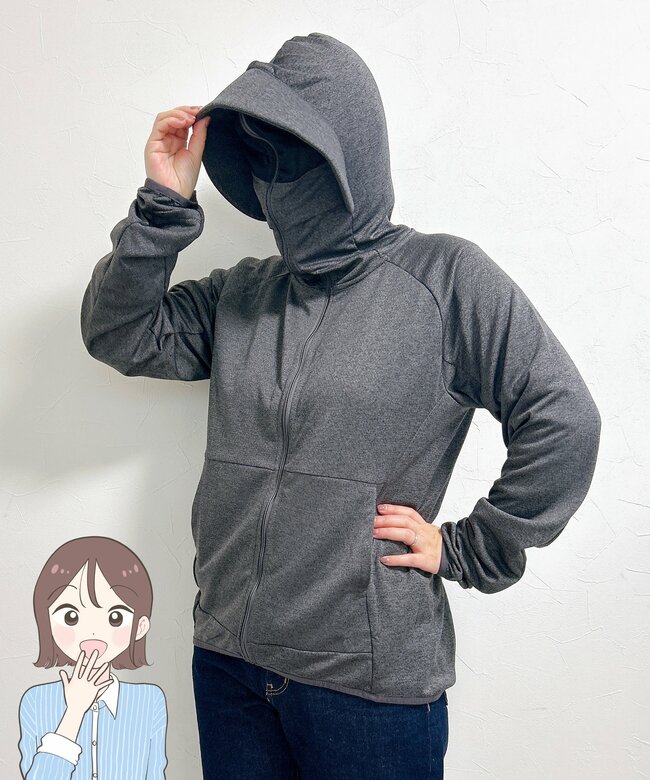 ワークマン、ありがとう…！昨年爆売れした「不審者パーカー」の新作が優秀すぎる！顔までUVカットできて天才だよ