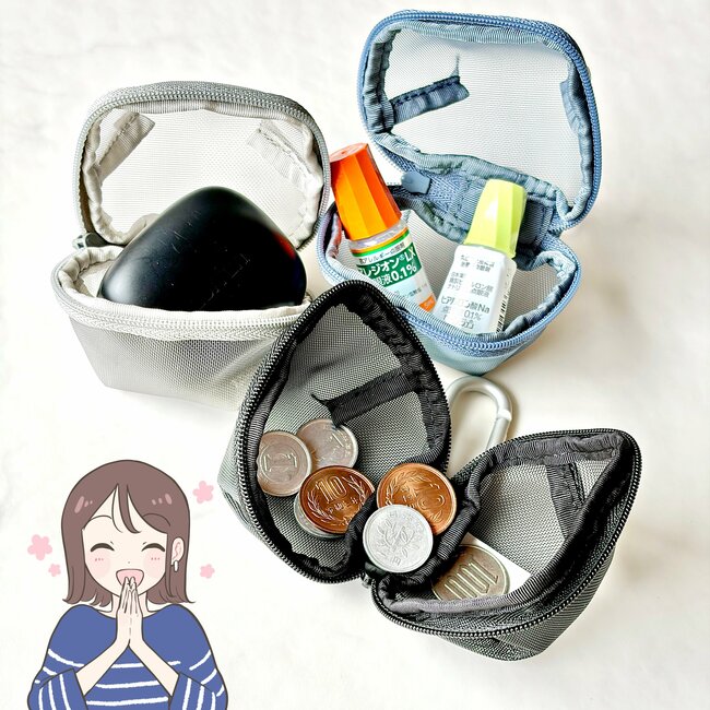 【無印良品】「イヤホンが迷子にならない」ポケット代わりになる“ミニポーチ”が天才すぎる!「3色買いました」「探す手間が省けてストレスフリー」《購入レビュー》