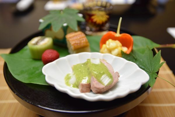 強羅花壇の夕食