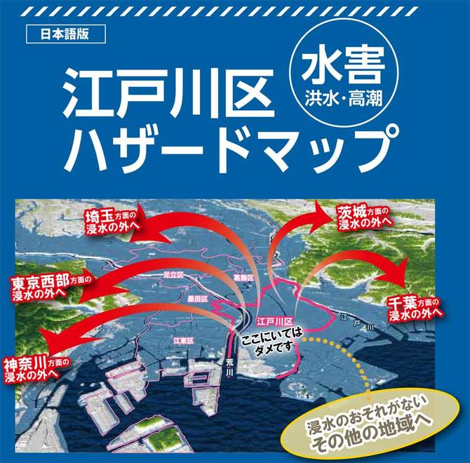 江戸川区水害ハザードマップ