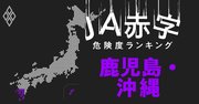 【鹿児島・沖縄】JA赤字危険度ランキング、JA沖縄は9億円の減益