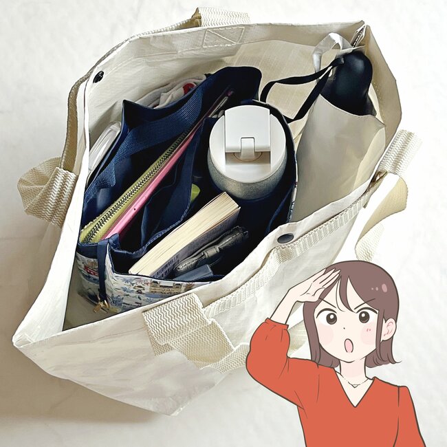 お薬手帳と処方薬がまるっと入った！アフタヌーンティーの「スヌーピーの収納バッグ」ポケット豊富で天才すぎる！《購入レビュー》
