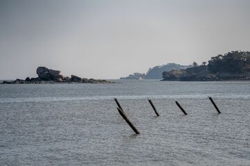 北朝鮮に近い韓国の小島、響く警報と高まる不安