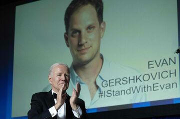 バイデン氏、拘束されたWSJ記者に言及　釈放に向け政府は努力継続