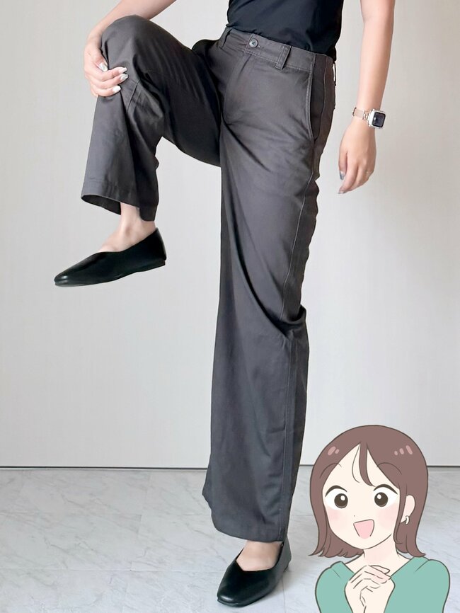 着心地の良さに感動！無印良品の「美脚ワイドパンツ」下半身をまるっとカバーできて優秀！《購入レビュー》