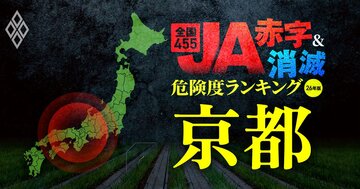 【京都】JA“赤字&消滅”危険度ランキング!24億円の赤字に沈んだJA京都にのくにに続くのはどこ?5農協中3つが赤字転落!コメと国債の暴落に耐えられないJAを独自試算で解明