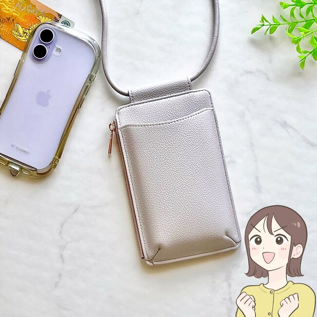 カードが35枚入った！アフタヌーンティーの“お財布がいらないスマホショルダー”手ぶらで外出できて楽ちん！「高級感がある」「年齢問わず持てる」「友達に誕生日プレゼントした」《購入レビュー》