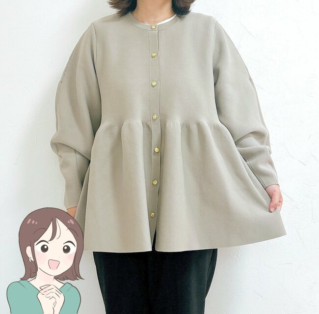 「着痩せして見えました」GUの“高見えトップス”が2490円とは思えないオシャレさ!「細見えデザイン」「着回しもコーデもしやすい」