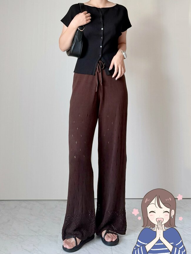 楽ちんすぎて毎日はきたい！無印良品の「ふんわりワイドパンツ」自然と脚長に見えて天才！《購入レビュー》