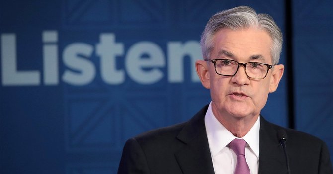 写真:連邦準備制度理事会のジェローム・パウエル議長