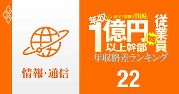 【情報通信91人】年収1億円以上の幹部vs従業員「年収格差」ランキング！トップは一般社員のなんと911倍以上…ソフトバンク、KDDI、NTT、LINEヤフー、メルカリの格差の実態は？