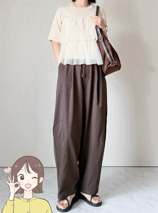 しまむらとは思えないオシャレさ…!1639円の「着痩せアイテム」上半身をふんわりカバーできて大当たりです!《購入レビュー》