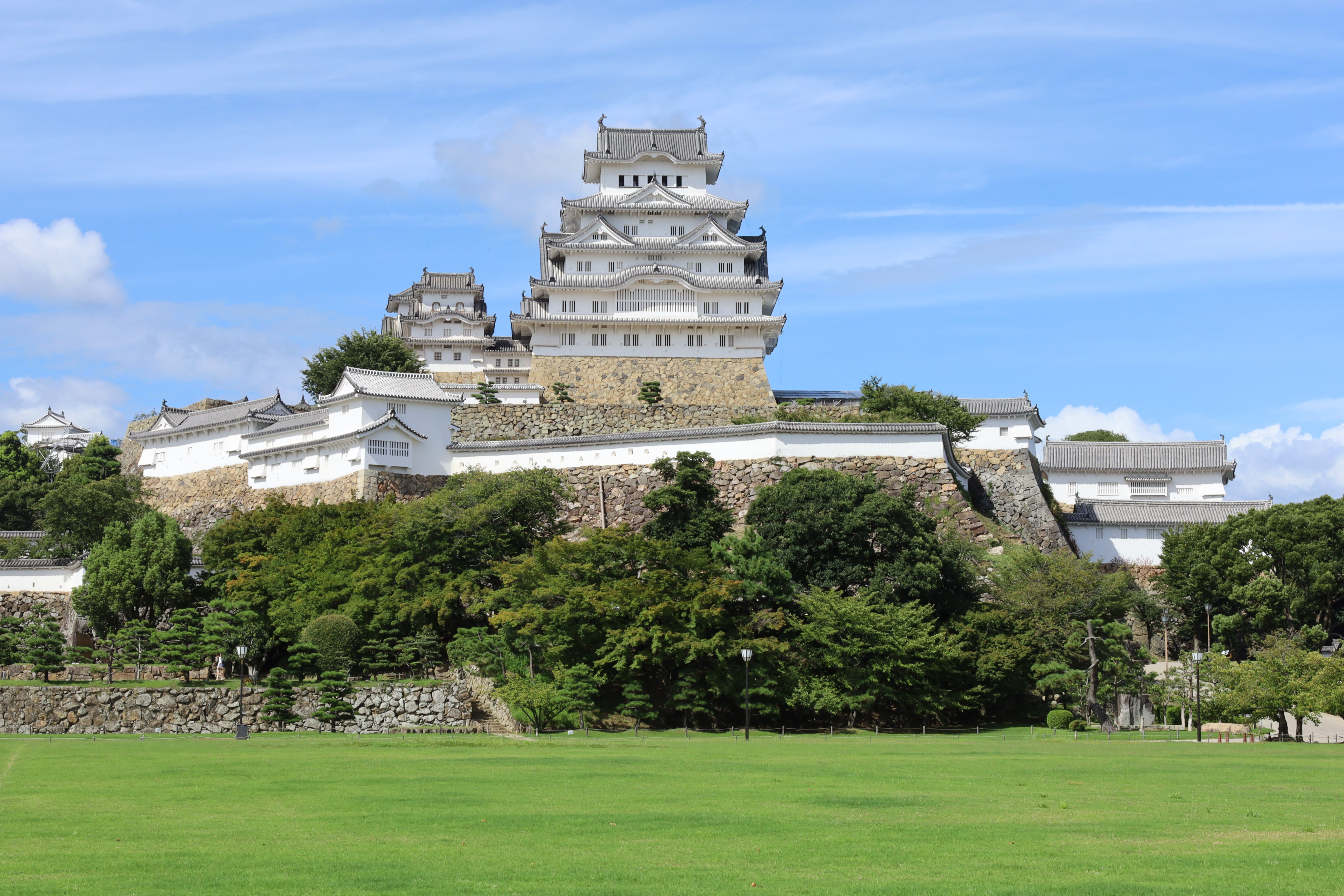 姫路城。1601（慶長6）年に大きく改修されたため秀吉時代とはその姿は異なる