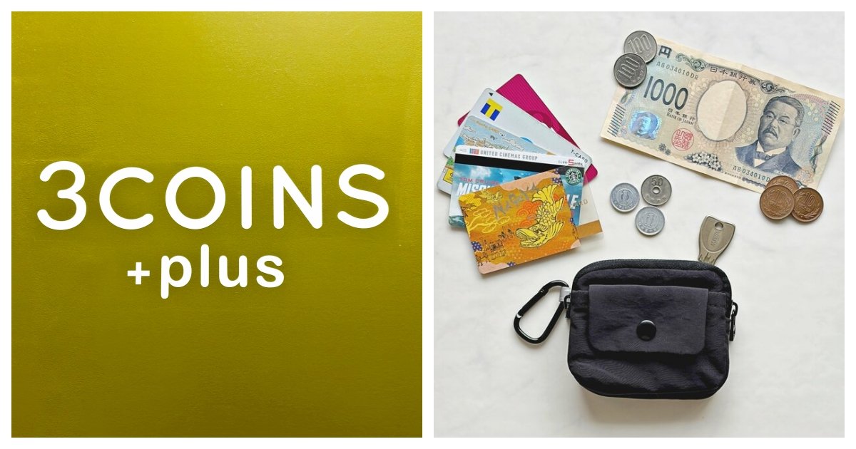 【3COINS】カードや診察券が35枚入った！ミニ財布になる“天才ポーチ”ポケット代わりに使えて便利！「カギがすっぽり入って使いやすい」「私と息子用に2つ購入しました」《購入レビュー》 - これ、買ってよかった！