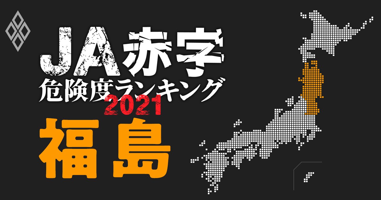 【福島】JA赤字危険度ランキング2021、ワースト1位は9億円の減益危機