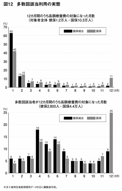 図12 多数回該当利用の実態