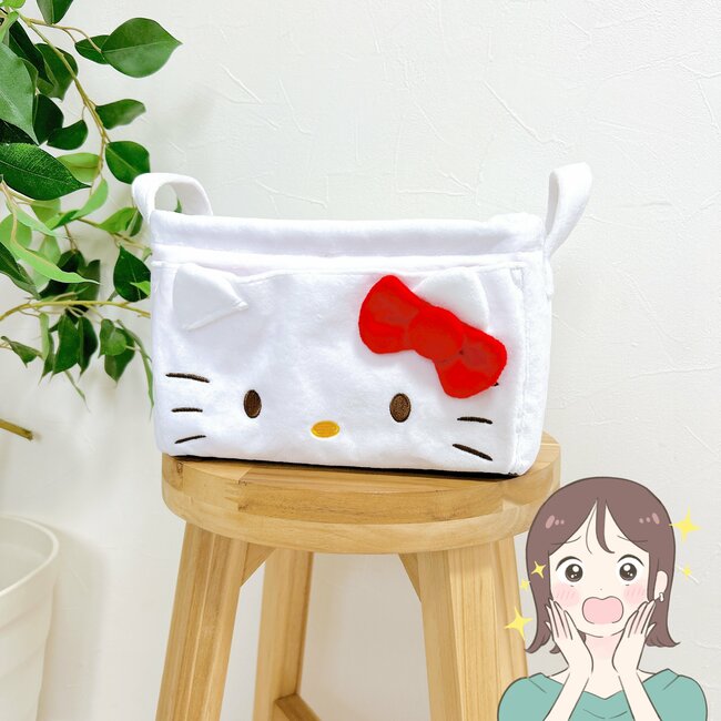 リビングがスッキリ片付いた!しまむらで見つけた「キティちゃんの収納ケース」全部屋に置きたいかわいさなんです!