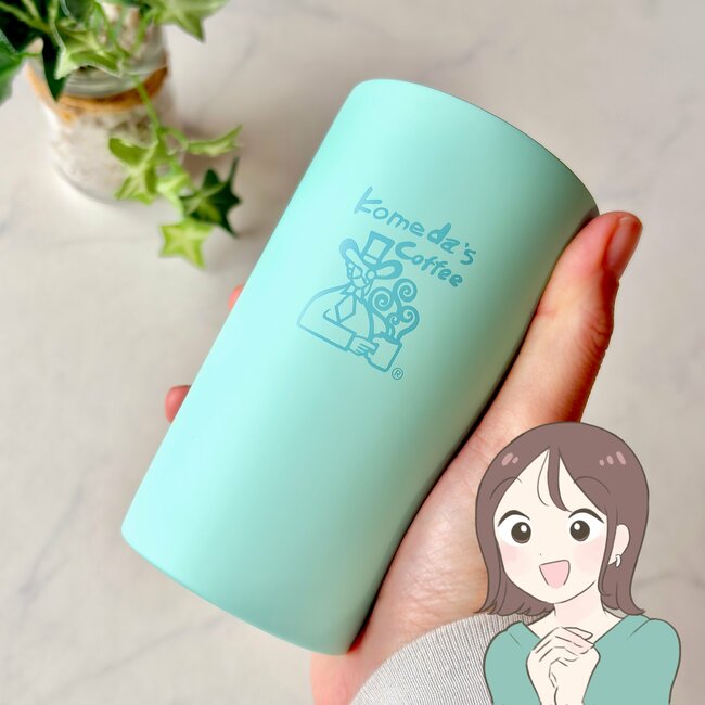 もう普通のコップに戻れないかも…!コメダ珈琲の「コメダおじさん柄コップ」かわいいのに優秀すぎる!
