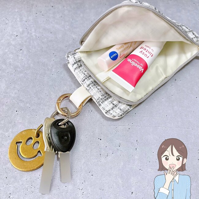 カードや診察券が20枚入った！ダイソーの「ぺたんこポーチ」ミニ財布にもなって便利すぎる！《購入レビュー》