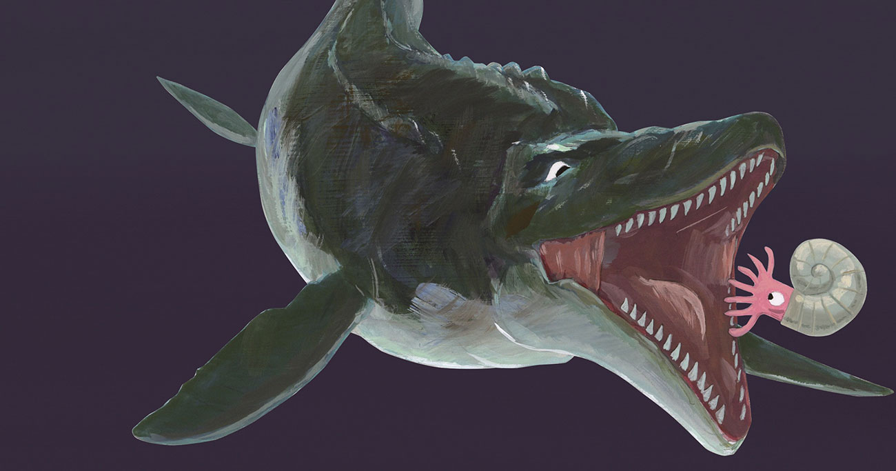 絶滅は、大人に染みる。「毒の海で絶滅」した“最強ハンター”モササウルス