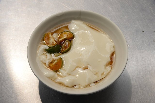 まろやかな豆腐と金柑