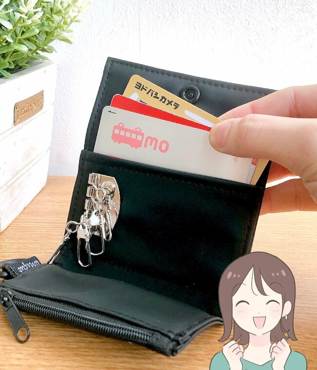 もう普通の財布に戻れない…！アフタヌーンティーの「高見えミニ財布」薄いのに鍵もカードも入って優秀なの！