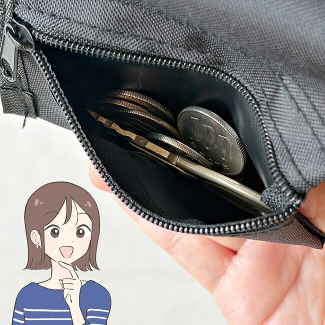 小銭やお札が取り出しやすい！ダイソーの「スマホより小さいミニ財布」カードが12枚入って便利！《購入レビュー》