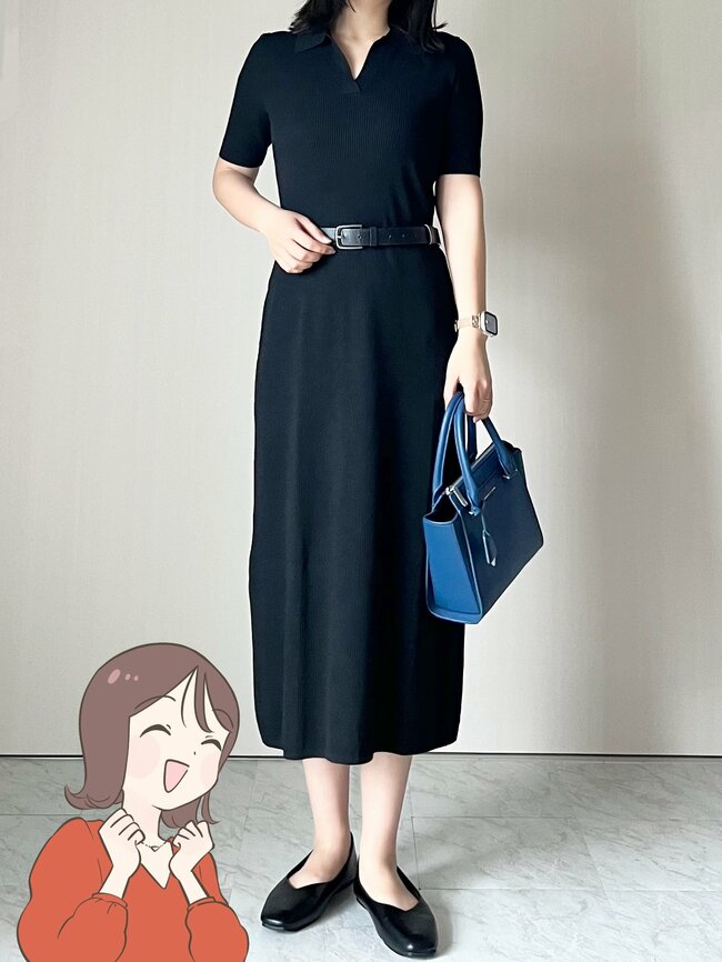 「全色欲しい」「ぽっこりお腹が目立ちません」ユニクロの“着痩せワンピース”ビヨーンと伸びて着心地もバッチリ！「痩せて見えます」