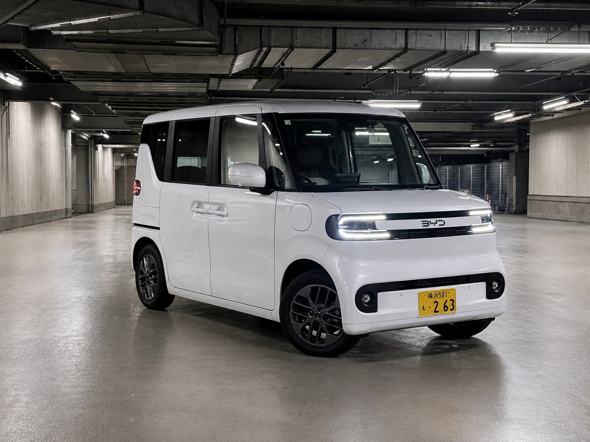 今回試乗したBYD「ラッコ」