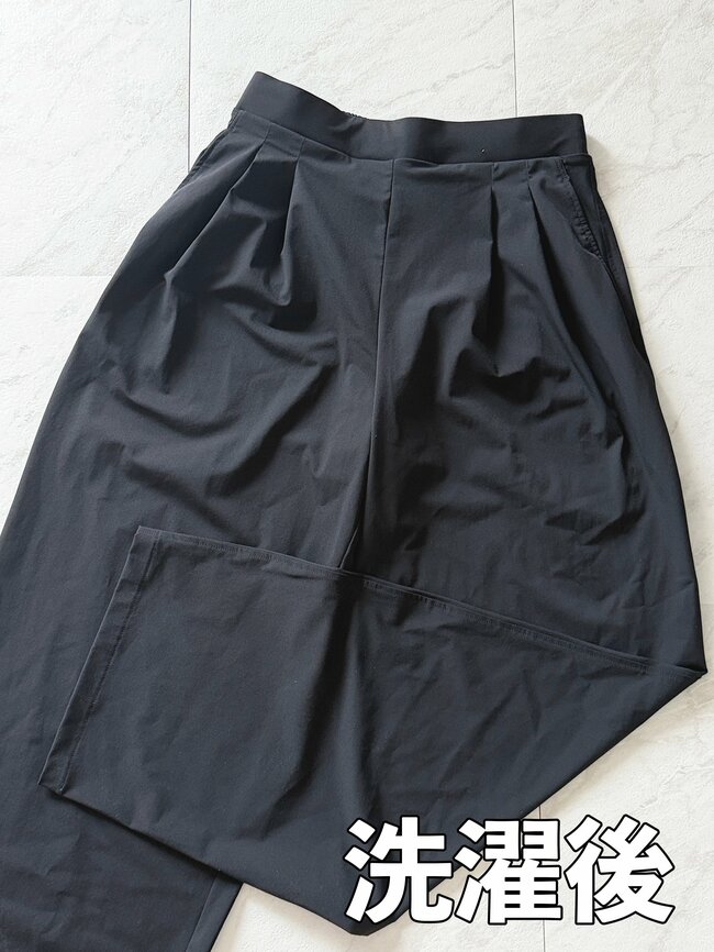 「2本買いました」「汗もすぐ乾く」ユニクロの“ひんやりワイドパンツ”あまりの快適さにビックリ！「着こなしが簡単」【購入レビュー】